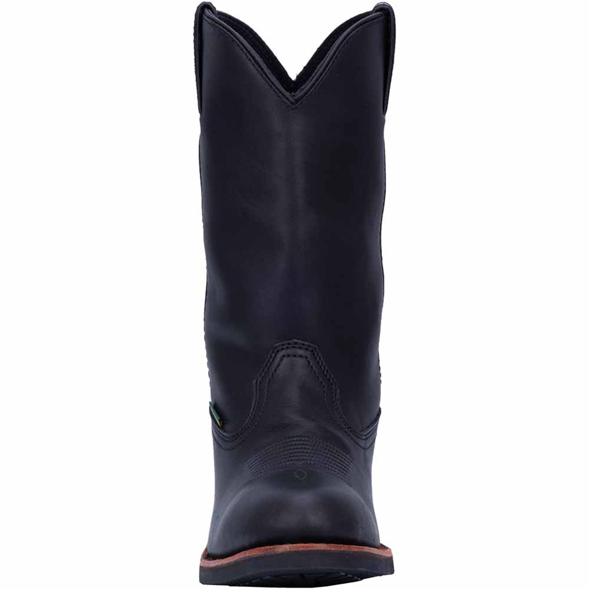 Dan Post Mens Albuquerque 12 Round Toe Black Leather Cowboy Boot
