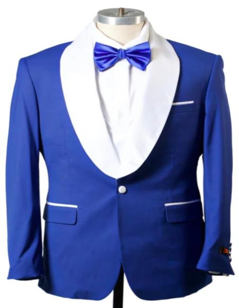 Royal Blue Homecoming Suit with Vest
