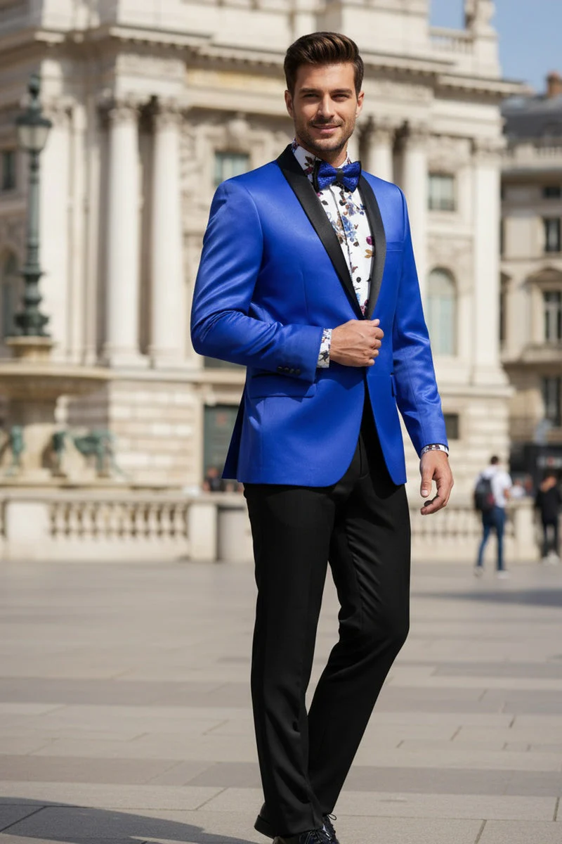 Royal Blue Tuxedo Jacket