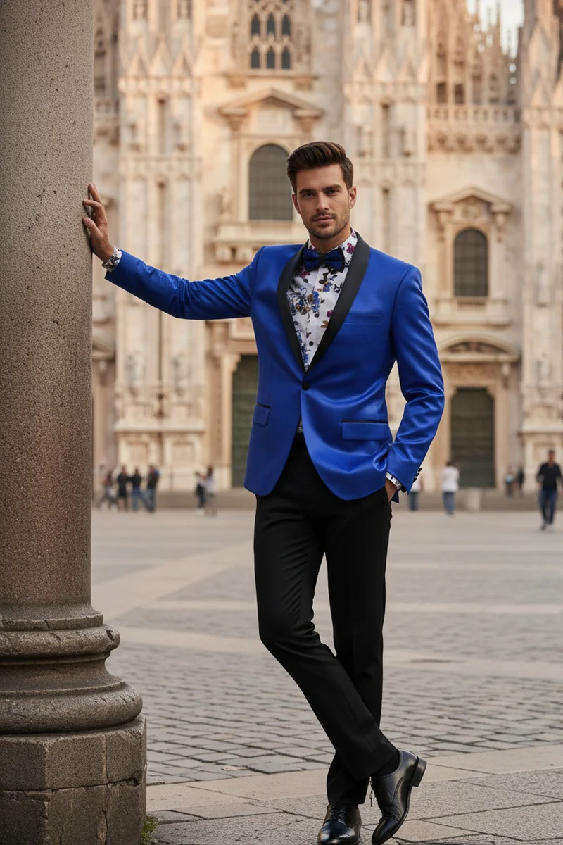 Royal Blue Tuxedo Jacket
