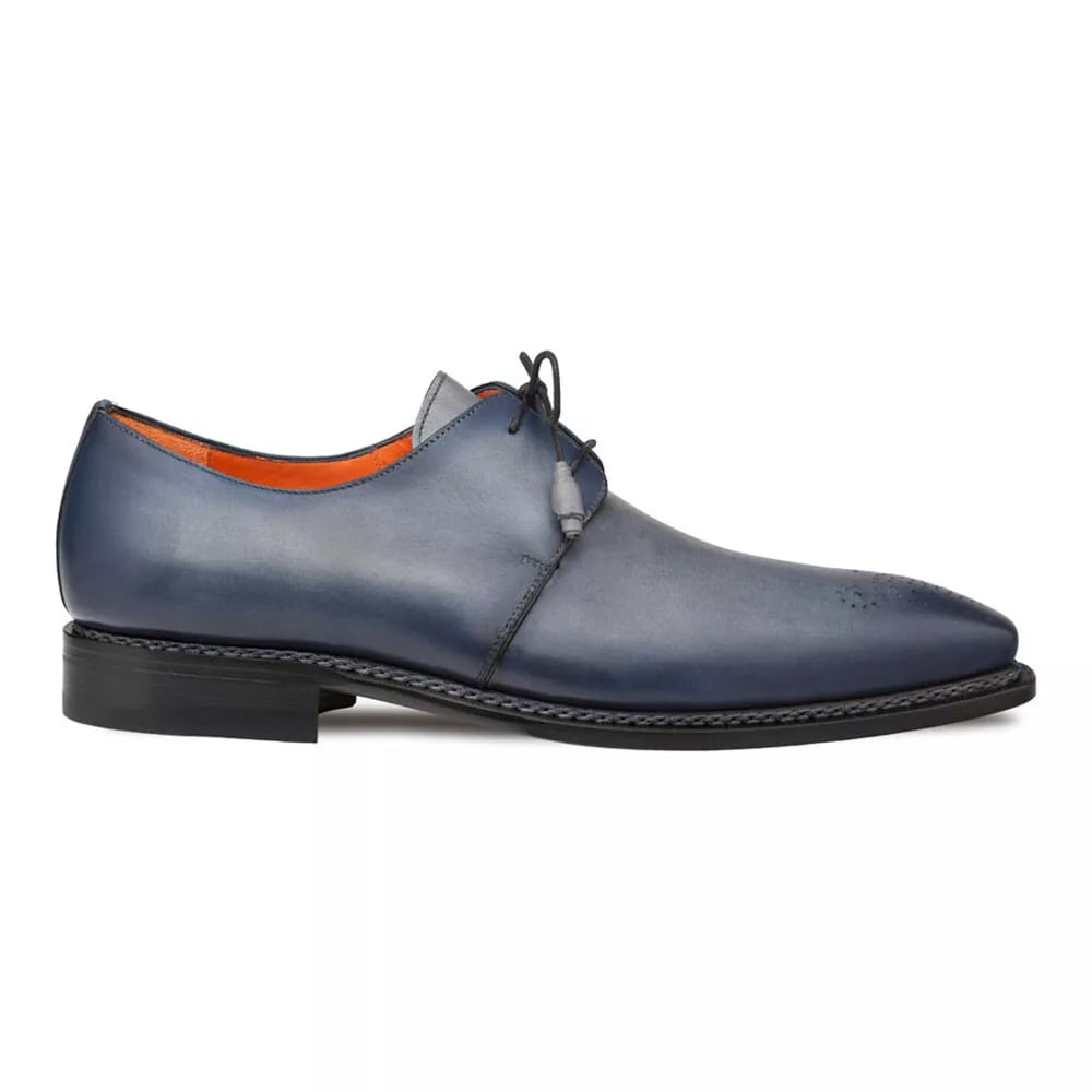 Mezlan Principe Patina Leather Derby Shoes