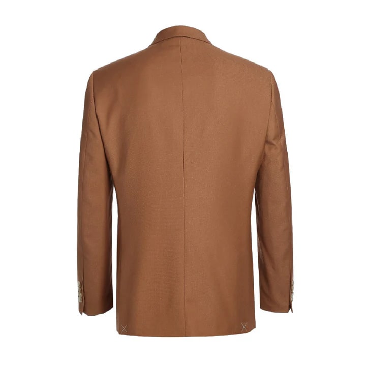 Men's Two Button Slim Fit Suit - Rust