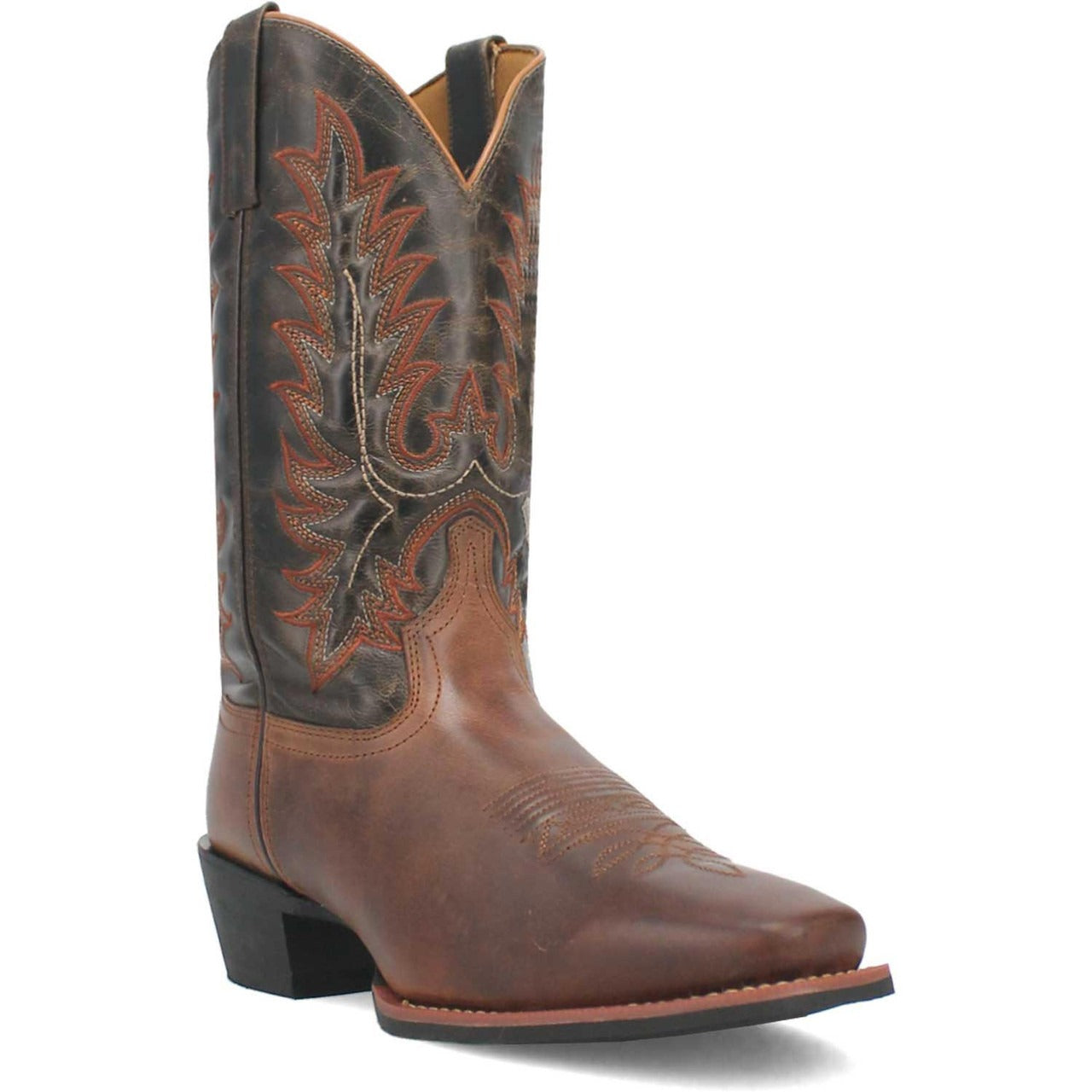 Laredo Kent 12" Rust/Olive Cowboy Square Toe Boot