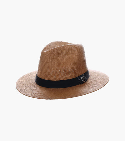 Torno Fedora Toyo Pinch Front Hat