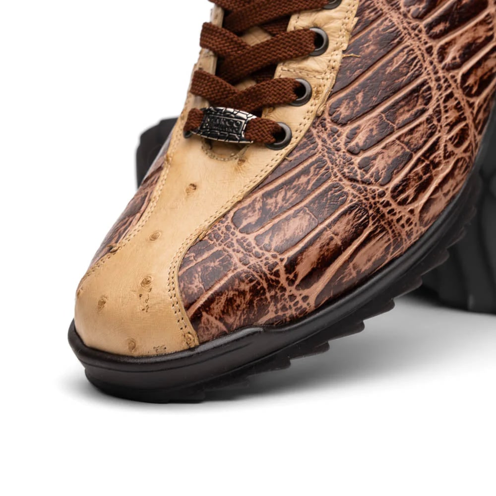 Marco Di Milano Orix Beige Brown Exotic Sneakers