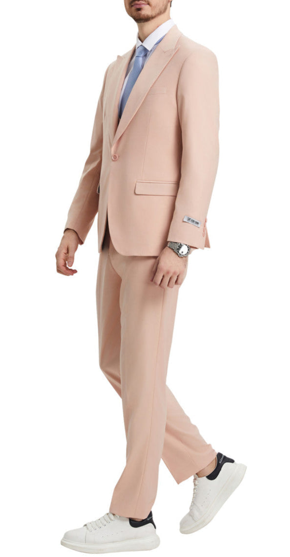 Stacy Adams Blush 3 Piece Hybrid Suit
