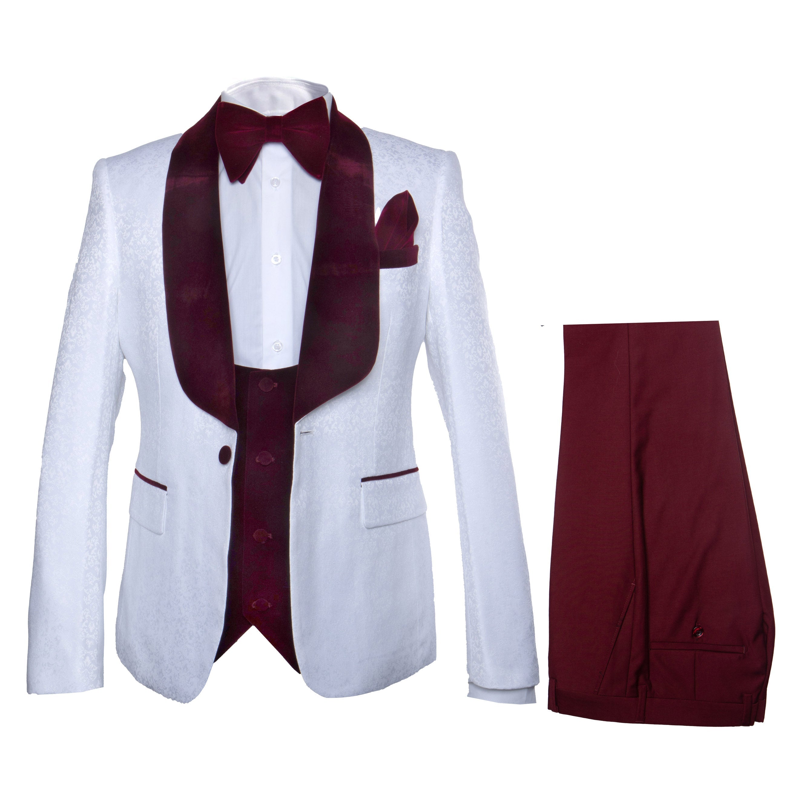 Rossi Man RM1480 Smoking Style Tuxedo Suit