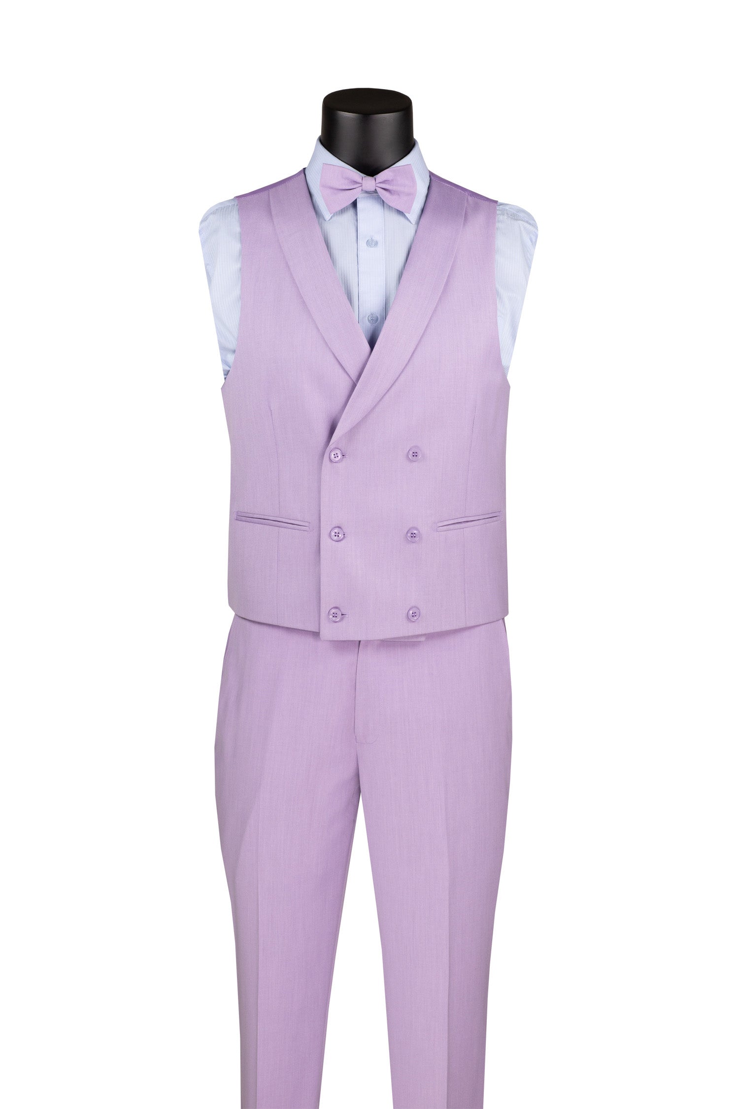 Lavender Slim Fit 3-Piece Tuxedo with Bow Tie