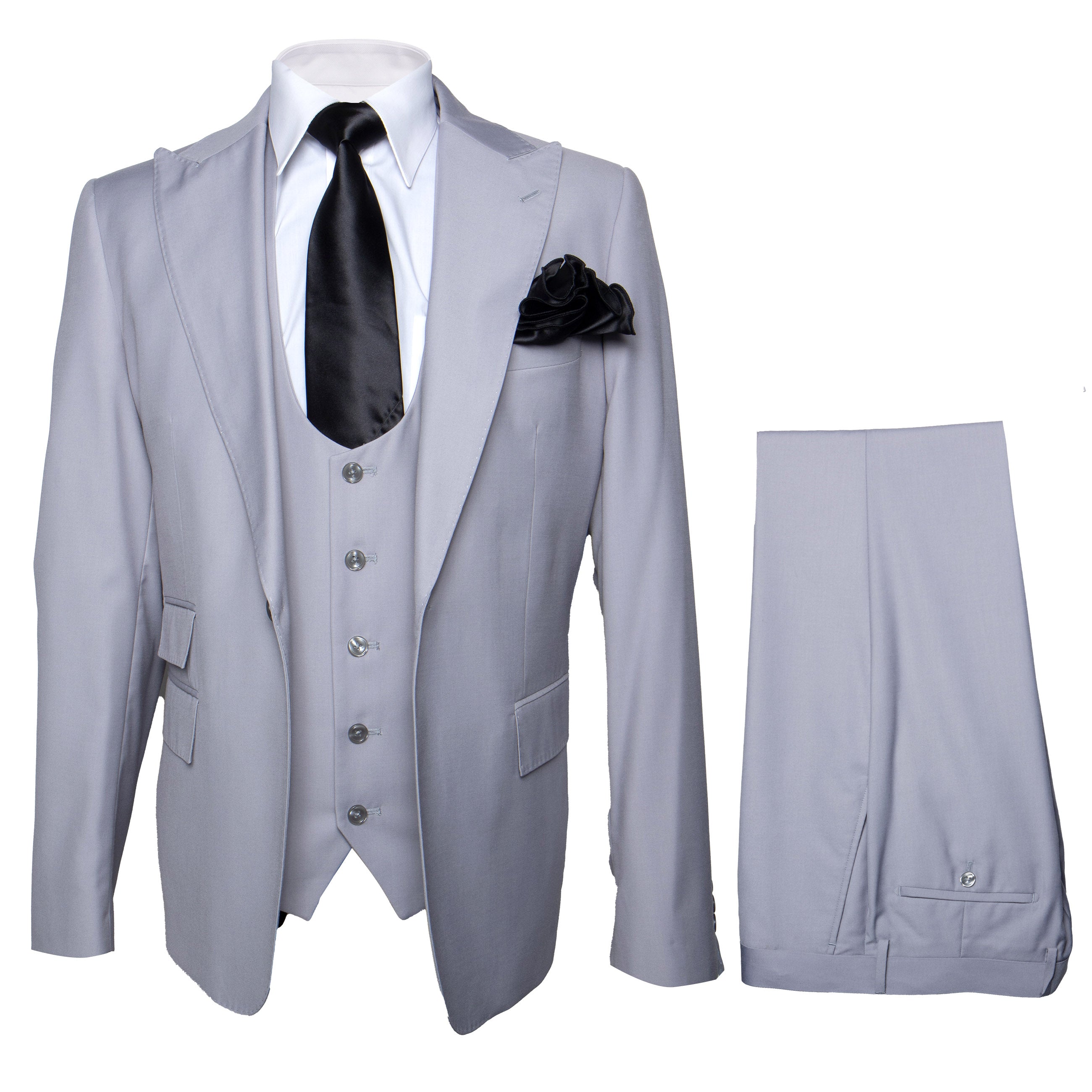 Slim Three-Piece Suit by ROSSI MAN