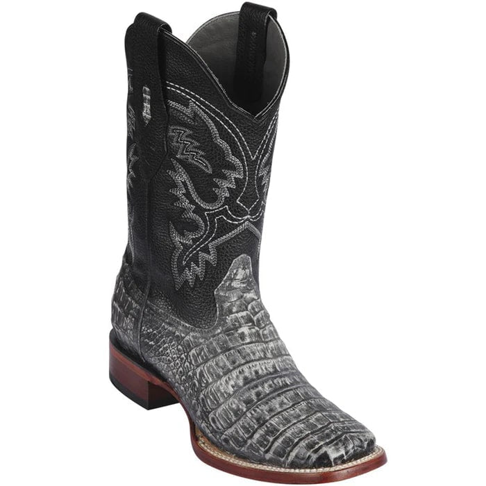 Sahara Rustic Black Square Toe Cowboy Boots