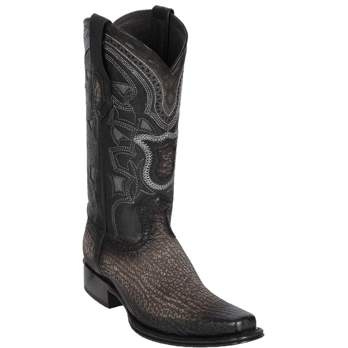 Shark Skin Dress Cowboy Boot Grey MensItaly Grey / 11.5