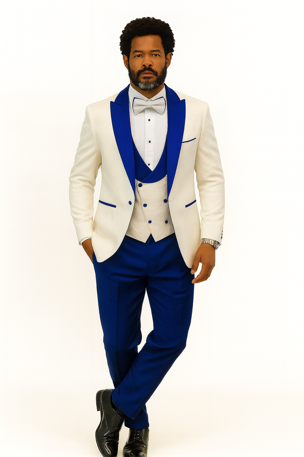 Paisley Peak Lapel Tuxedo Jacket Set