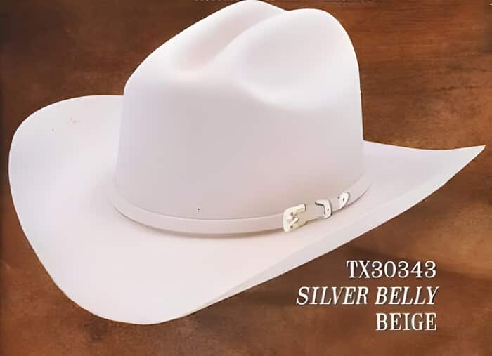 Silver Belly Western hat tejanas Joan Style 6X Felt Hats By Authentic Los altos