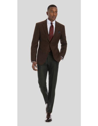 Men's Brown 2 Button Solid Pattern Cheap Priced Designer Fashion Dress Casual Blazer For Men On Sale Blazer
