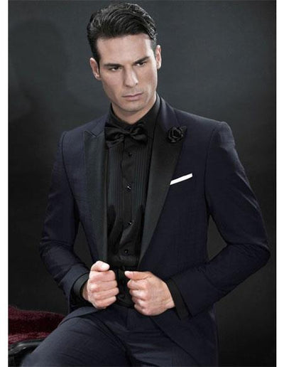 Country Tuxedos For Weddings Mens Western Traje Vaquero Black Suit & Tuxedo