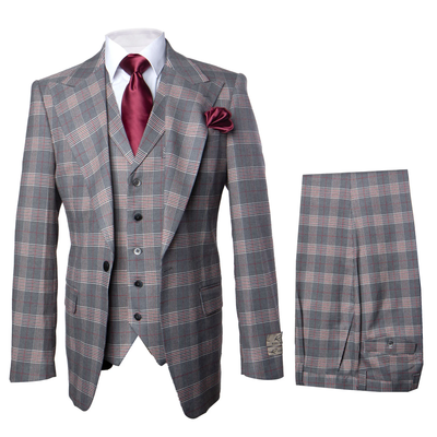 Classic Fit Single Breast Lapel Vest by Rossiman