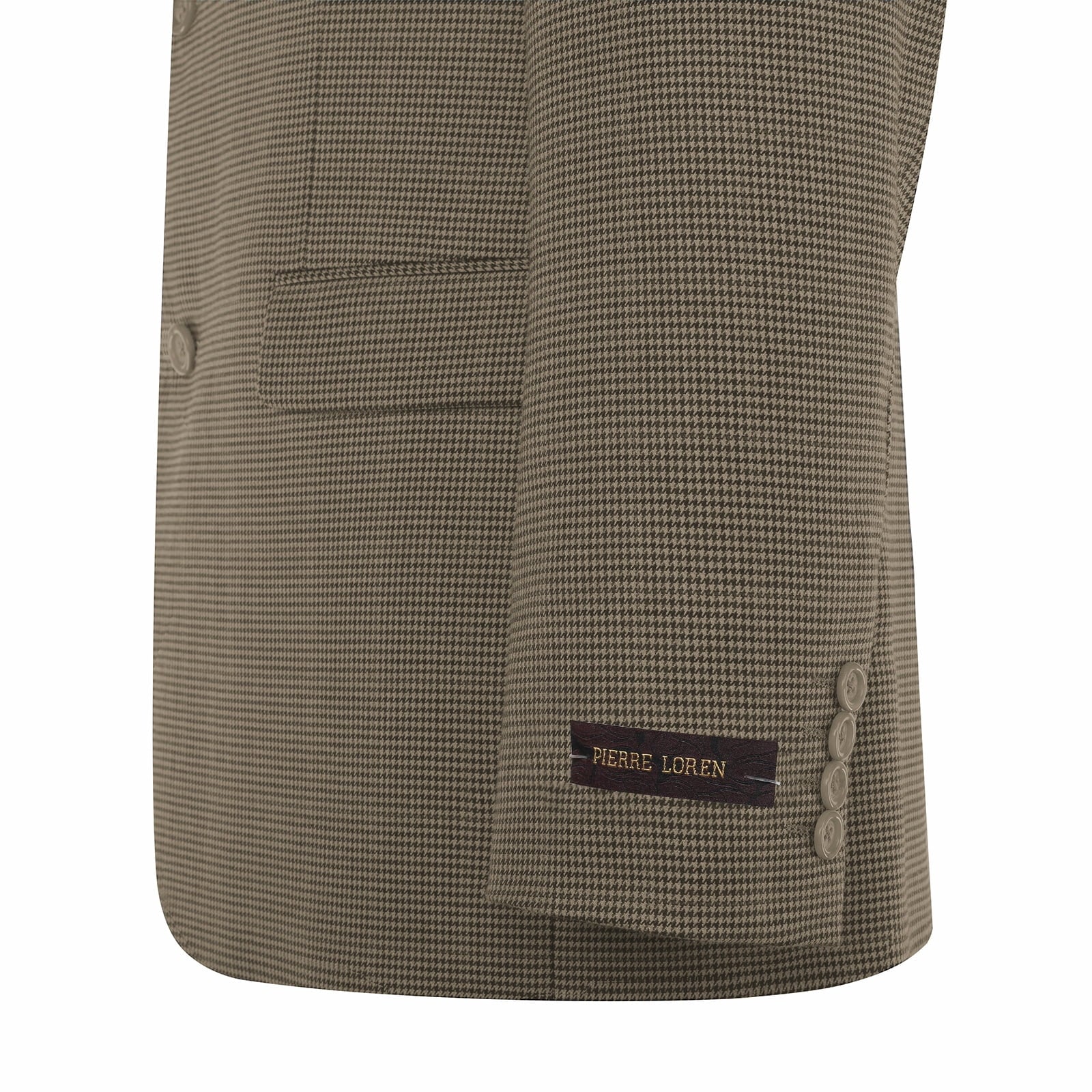 Men’s Slim Fit Two-Button Light Brown Blazer