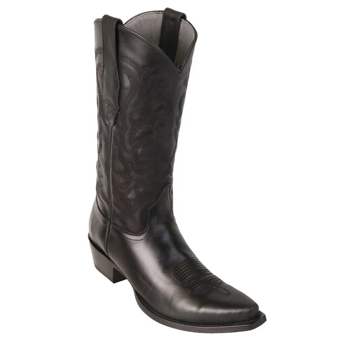 Los Altos Black Dress Snip Toe Cowboy Boots