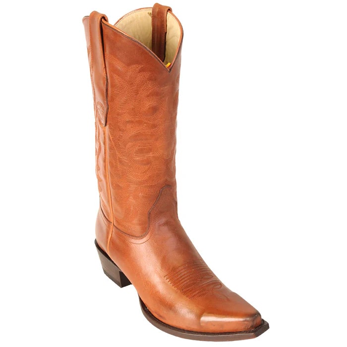 Los Altos Black Dress Snip Toe Cowboy Boots