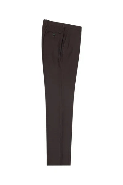 Tiglio Luxe Wool Flat Front Dress Pants