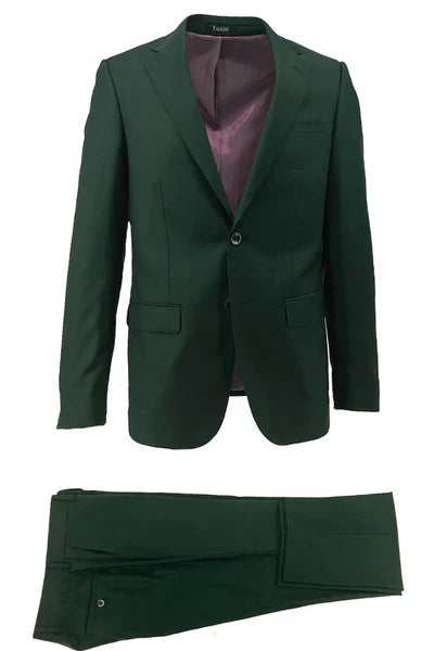 Novello Modern Fit Pure Wool Suit by Tiglio Luxe
