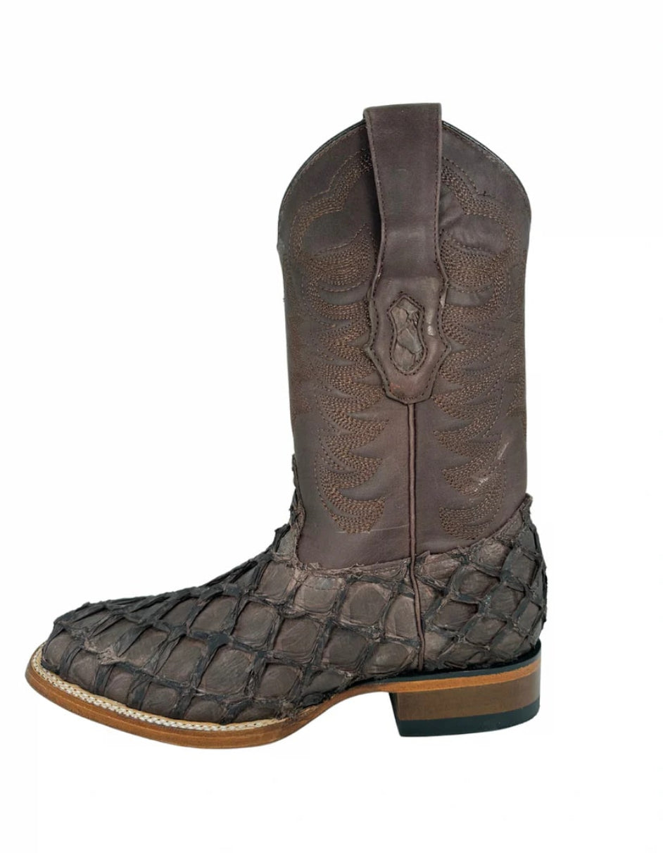 Los Altos Pirarucu Wide Square Toe Boot