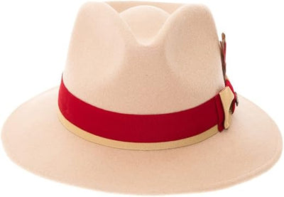 Grayson Wool Traveler Two Tone Fedora Hat