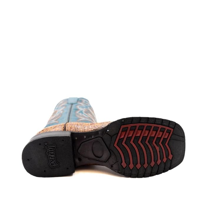 Ferrini Kai Sea Turtle Print Tan Boots