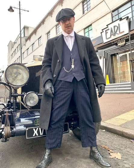 Thomas Shelby Inspired Suit and Overcoat Set