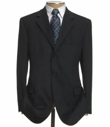 Black Super 100 Available In 2 Or 3 Buttons Style Regular Classic Cut Men's Dress Business Cheap Priced Business Suits Clearance Sale