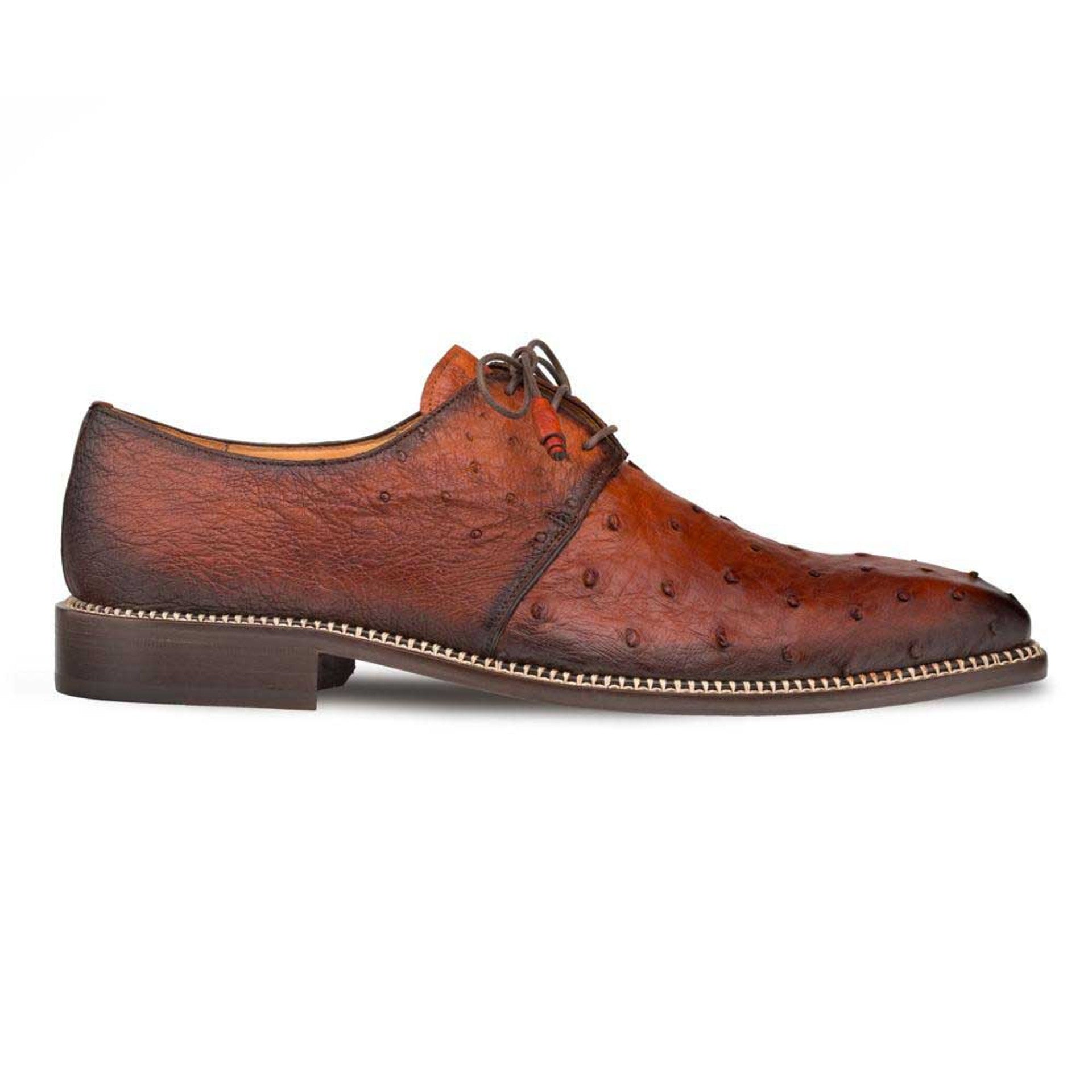 Tillson Brandy Ostrich Blucher by Mezlan