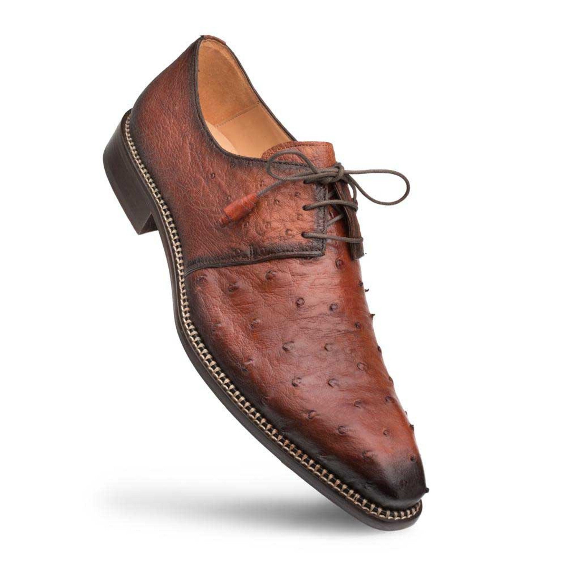 Tillson Brandy Ostrich Blucher by Mezlan