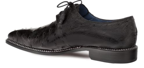 Tillson Ostrich Black by Mezlan - Made in Spain