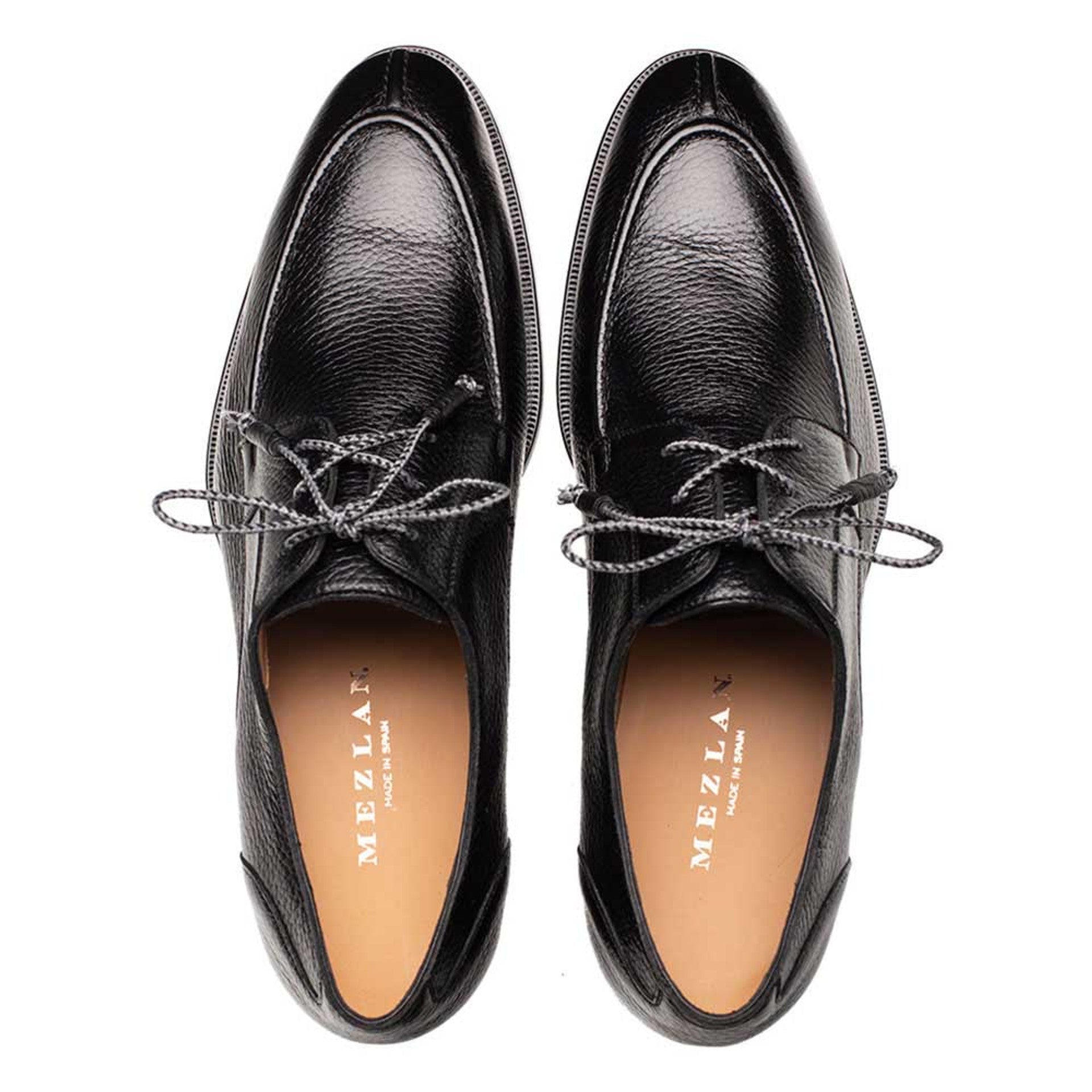 Fratello Black Split-Toe Lace-Ups by Mezlan