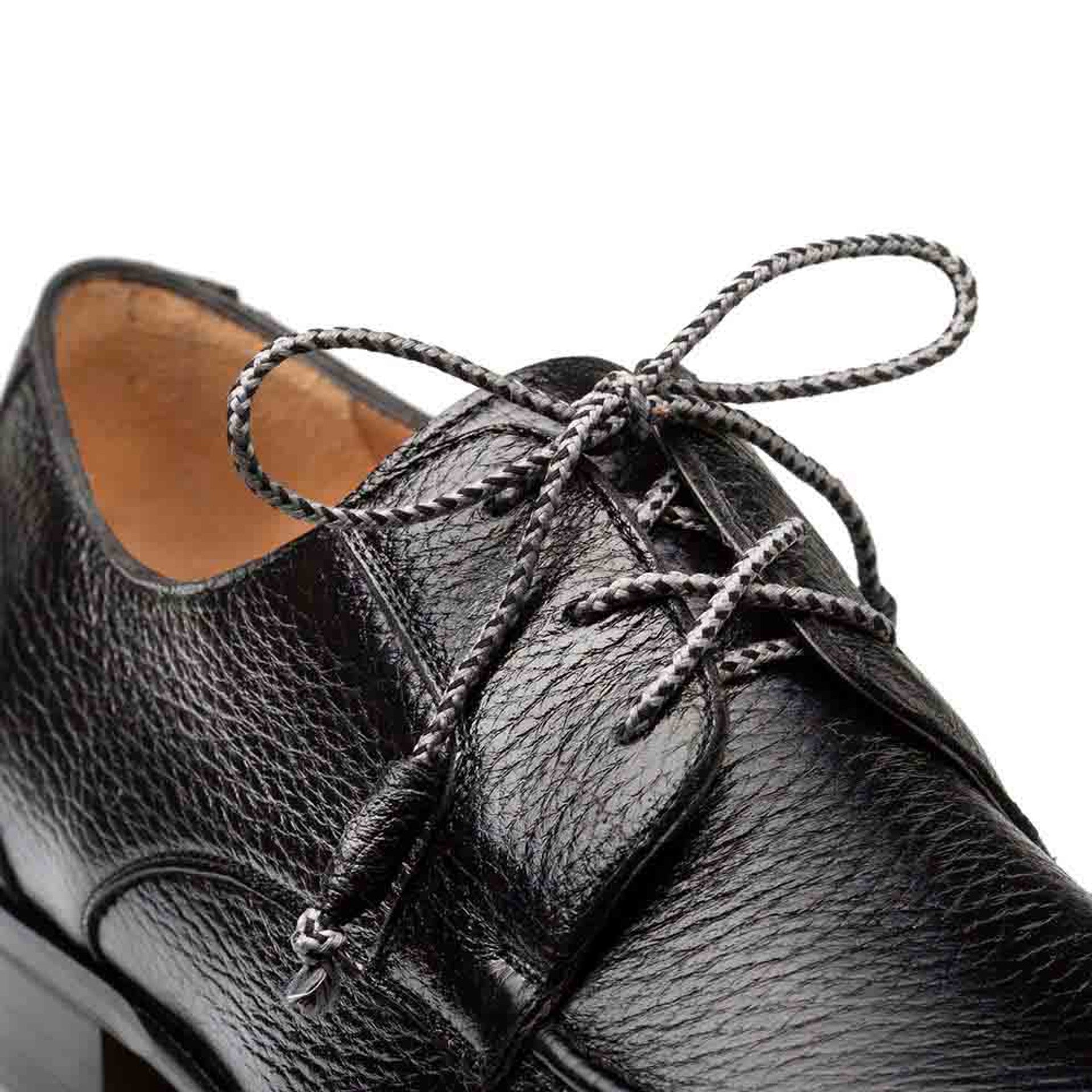 Fratello Black Split-Toe Lace-Ups by Mezlan