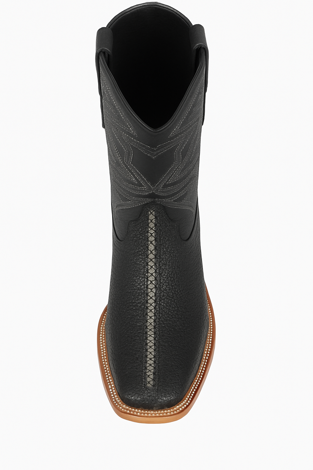 Los Altos Boots Rowstone Stingray and Deer Black
