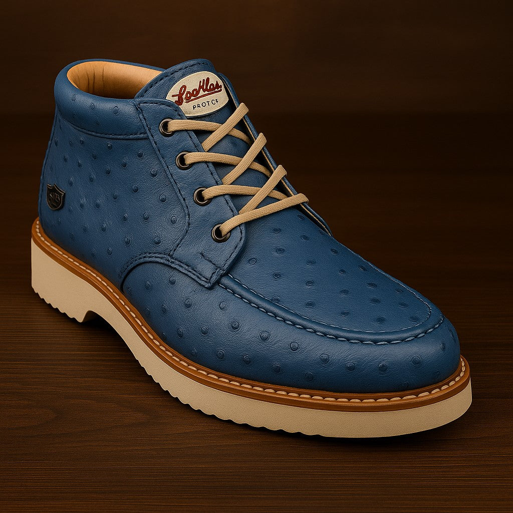 High Top Exotic Skin Authentic Genuine Skin ItalianTennis Dress Sneaker Shoes for Men Los Altos Men's Genuine Full caiman ~ World Best Alligator ~ Gator Skin Casual Lace Up Shoes