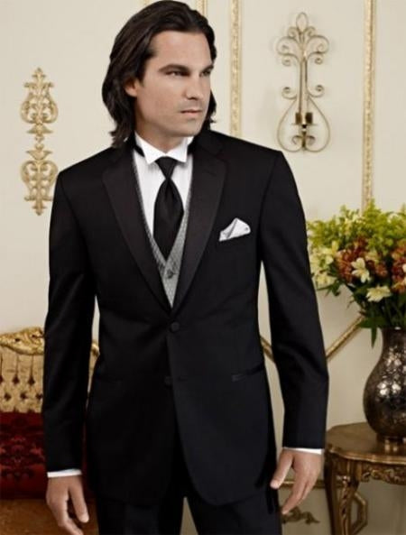 Tapered Leg Lower Rise Pants & Get Skinny Slim Fit Two Button Tuxedo