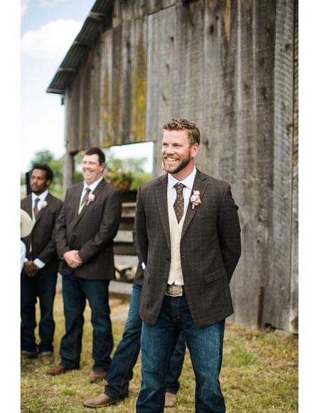 Call if not Text or Whatsup 3104300939 To Setup The Group - Call: 3104300939 Men's casual Groomsmen Suits attire any color jacket + Pants + Vest & Tie + shirt to Place Color Of Your Choice