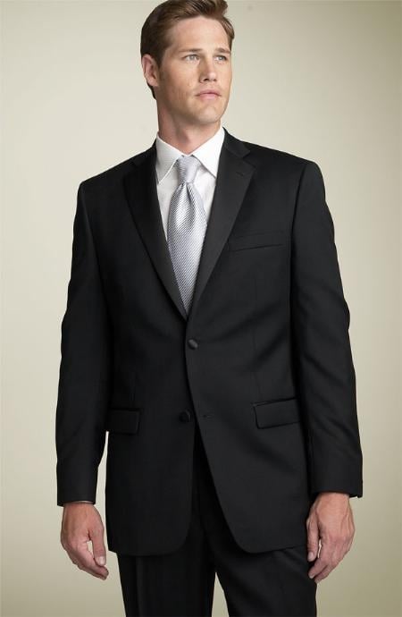2 BUTTON EXTRA FINE HAND MADE TUXEDO 100% WOOL