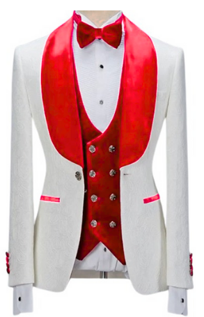 Holiday Blazer - Christmas Sport Coat - Red Blazer