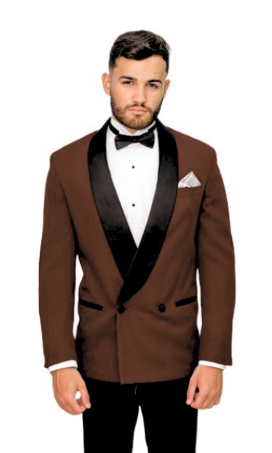 Men's Brown Velvet velour Men's blazer Jacket Tuxedo Looking Sport Coat main image 0