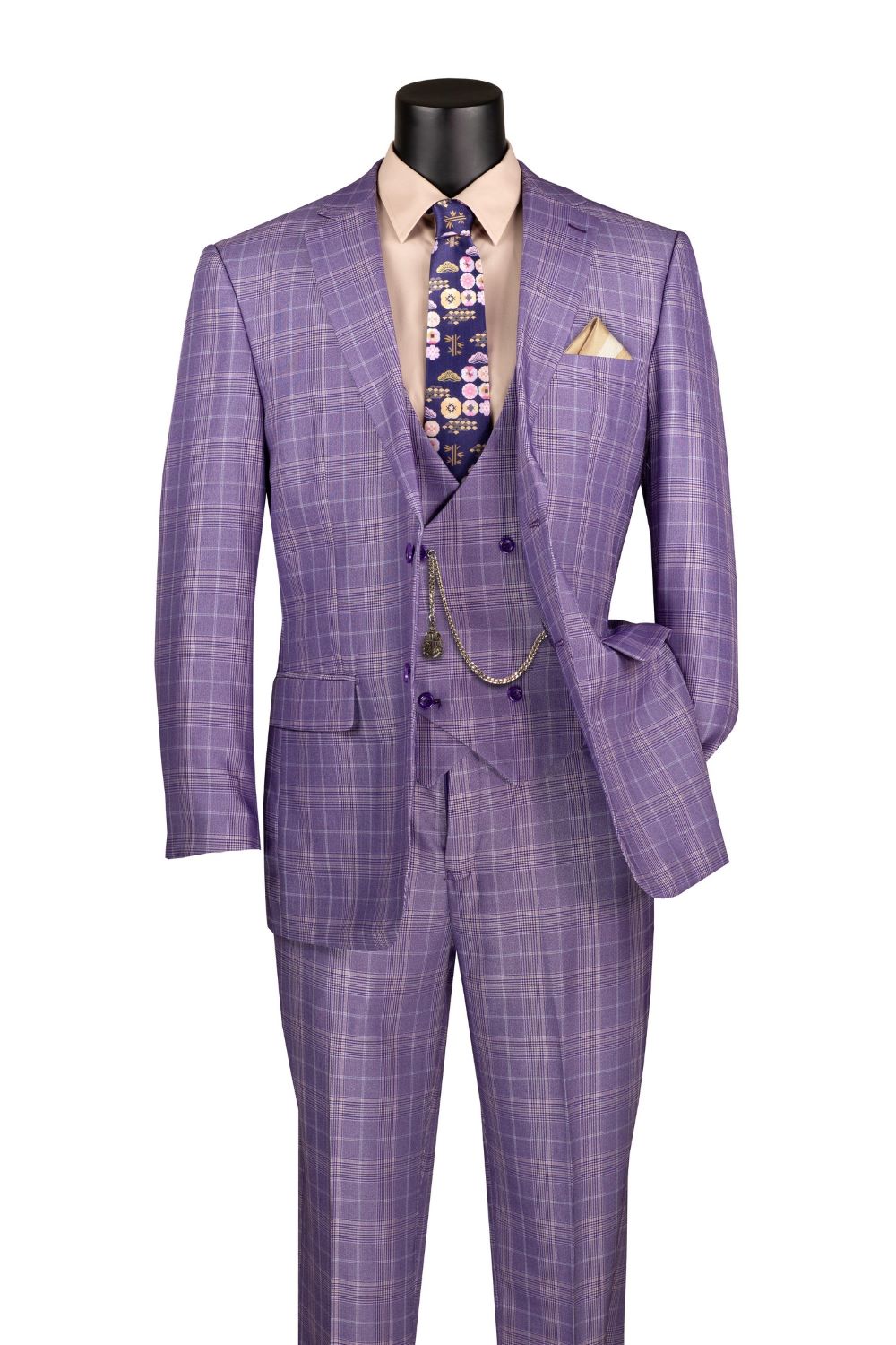 Renaissance Collection Regular Fit 3-Piece Suit