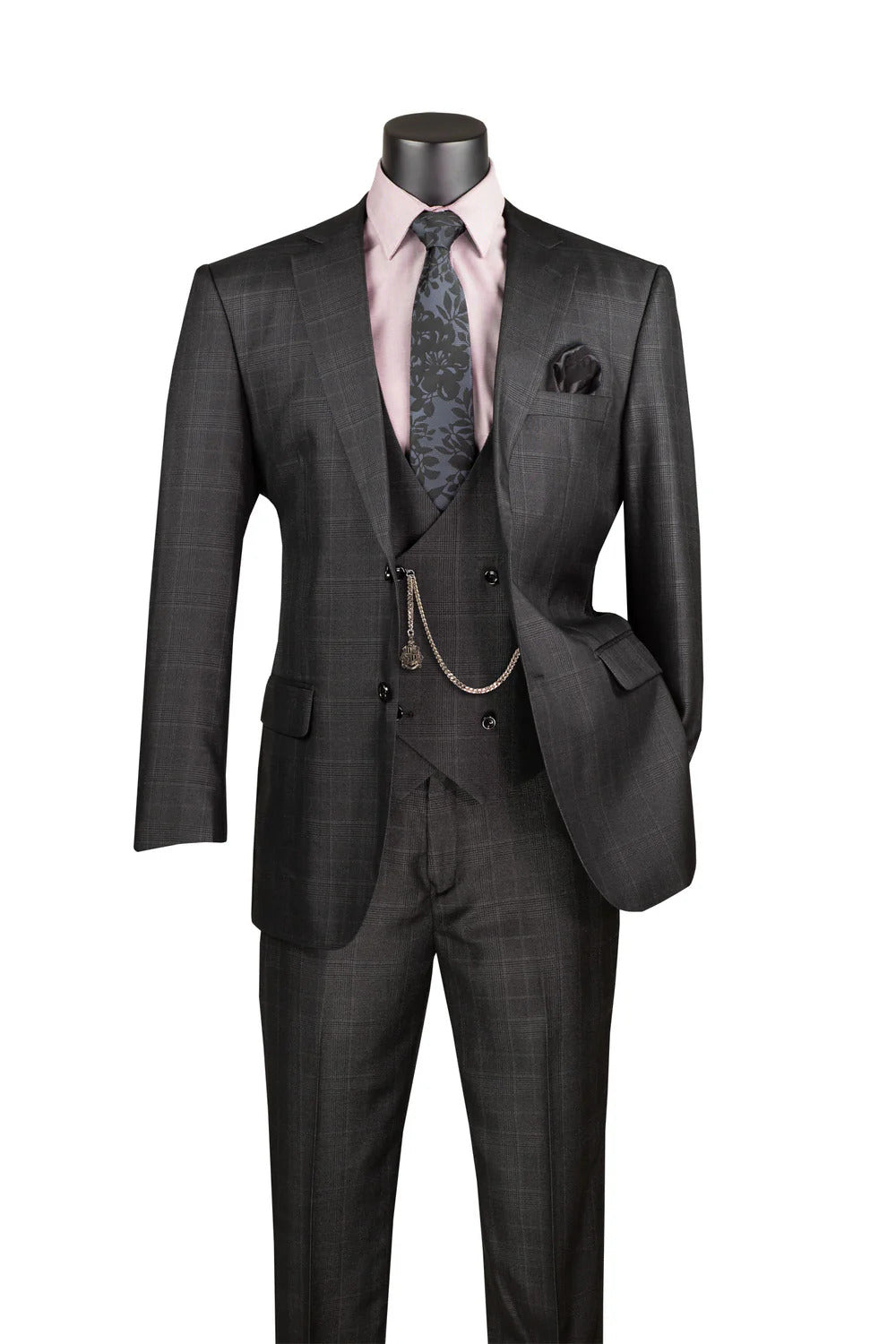 1920s Vintage Suits Patterns Checkered Suit
