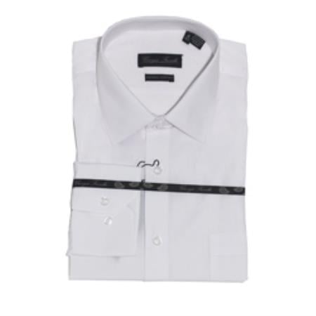 Affordable Clearance Cheap Mens Dress Shirt Sale Online Trendy - Modern-fit White Men's Dress Shirt
