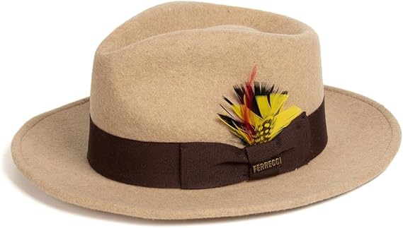 Gangster Australian Wool Crushable Fedora
