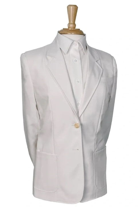Executive Apparel Ultralux Women's White Blazer