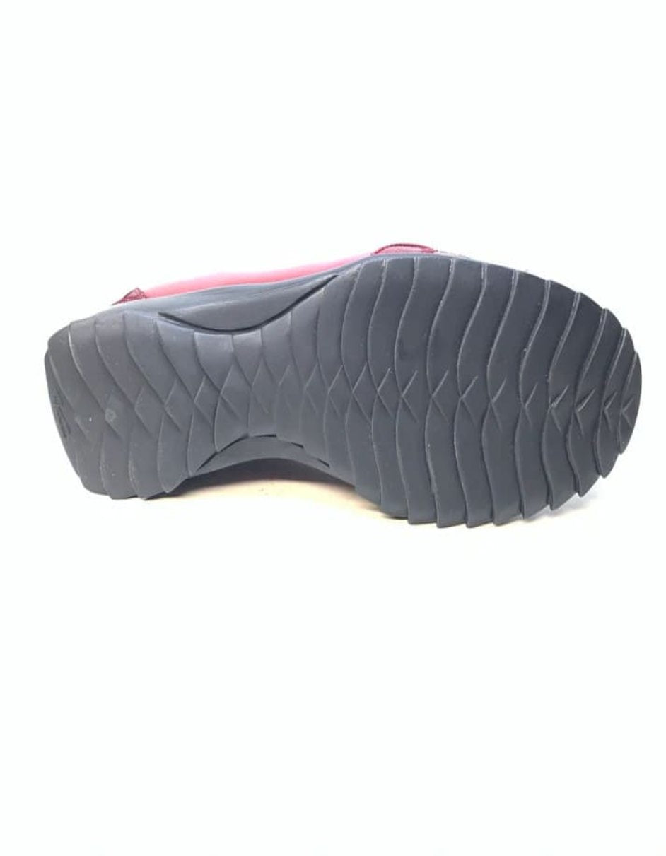 Wine Red Ostrich Leg Lace Ups by Los Altos