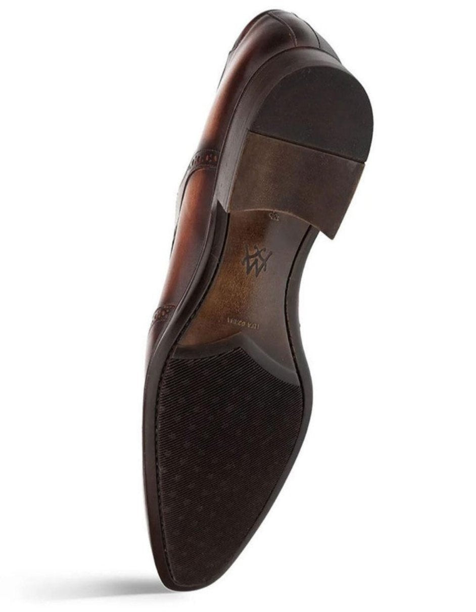 Mezlan Brown Wingtip Oxford Dress Shoe