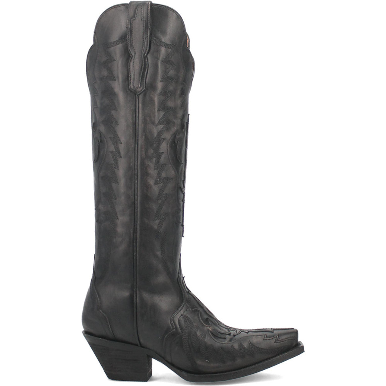 Dan Post Hallie 15" Snip Toe Black Boot